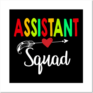 Assistant Squad Teacher Back To School Posters and Art